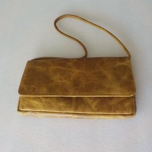 Light Brown Leather Shoulder Bag